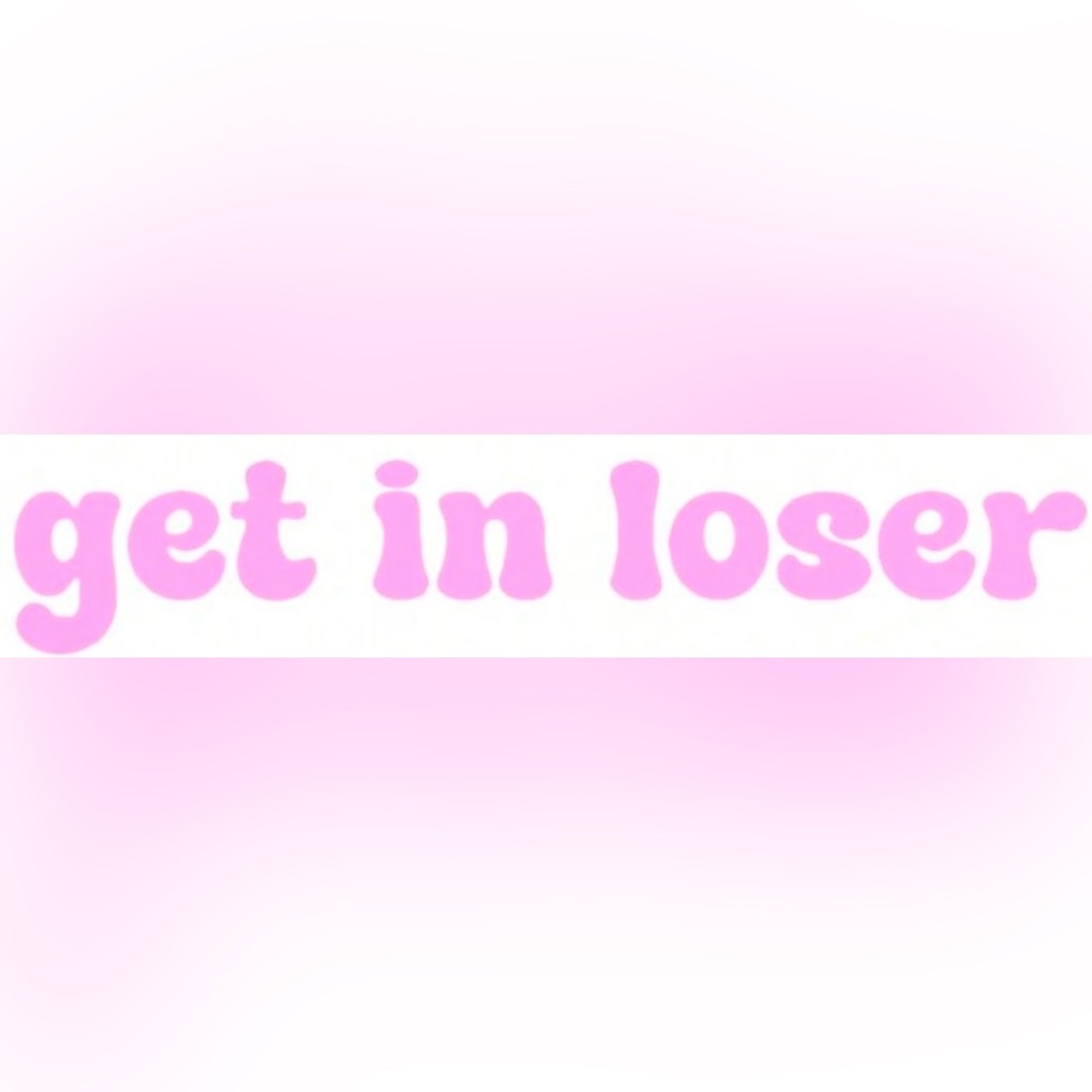 “Get in loser” Door Jam Decal Sticker #MeanGirls
